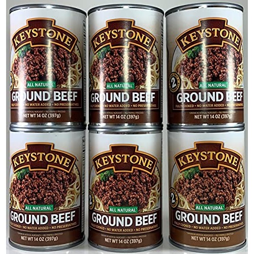 Keystone Meats All Natural Canned Beef, Ground, 14 Ounce Pack o... Keystone Meats All Natural Canned Beef, Ground, 14 Ounce Pack o...