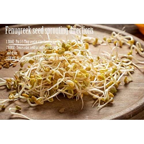 Fenugreek Seeds Whole - 8Oz