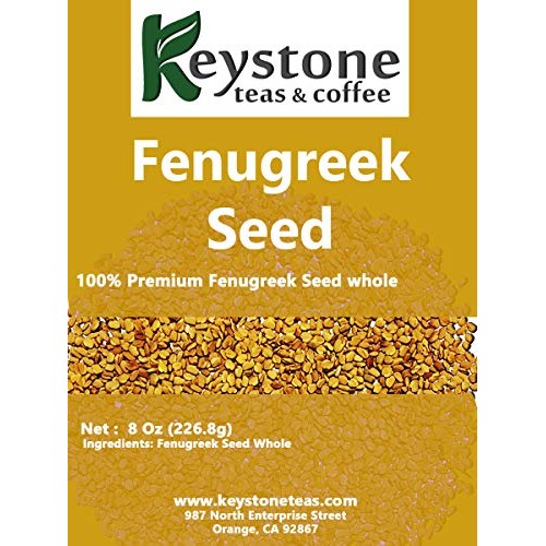 Fenugreek Seeds Whole - 8Oz