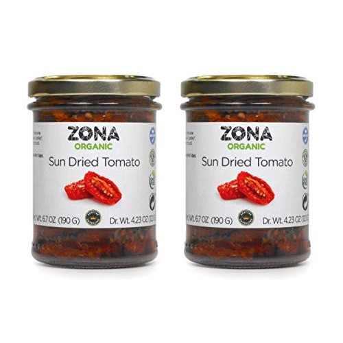 Zona Organic Spanish Sun Dried Tomatoes, 6.7 Oz Pack Of 2