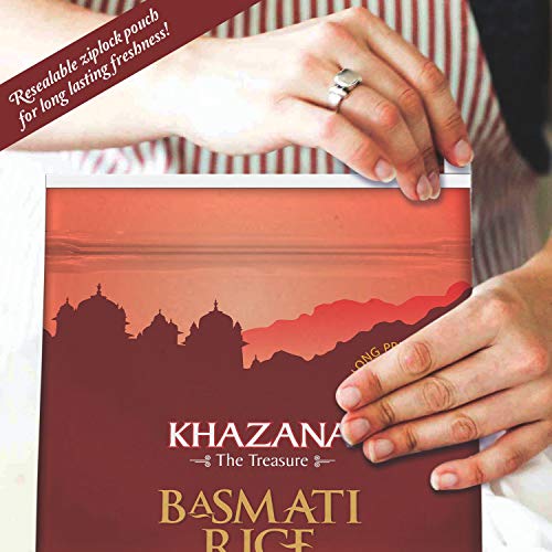 Khazana Premium Ultra Extra Long Basmati Rice - 4Lb Resealable Z