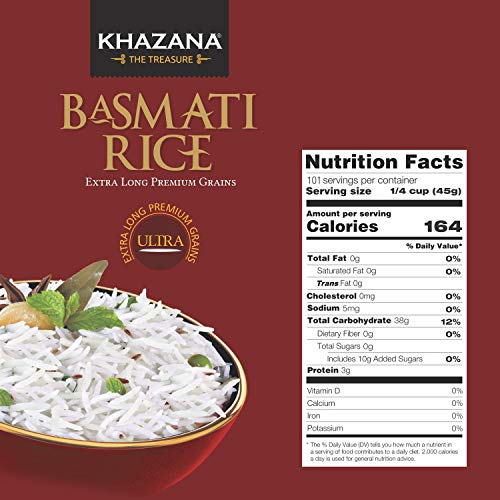 Khazana Premium Ultra Extra Long Basmati Rice - 4Lb Resealable Z
