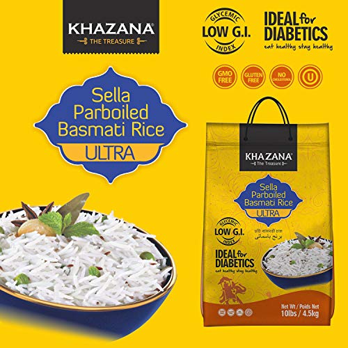 Khazana Premium Ultra Long Parboiled Basmati Rice - 10Lb Reseala