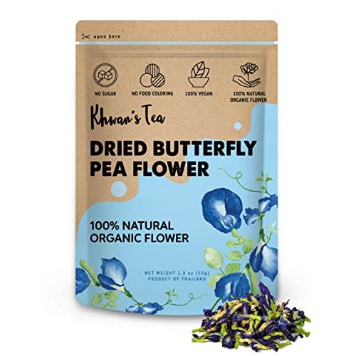 Pure Dried Butterfly Pea Flowers Blue Tea Clitoria Flower Herbal