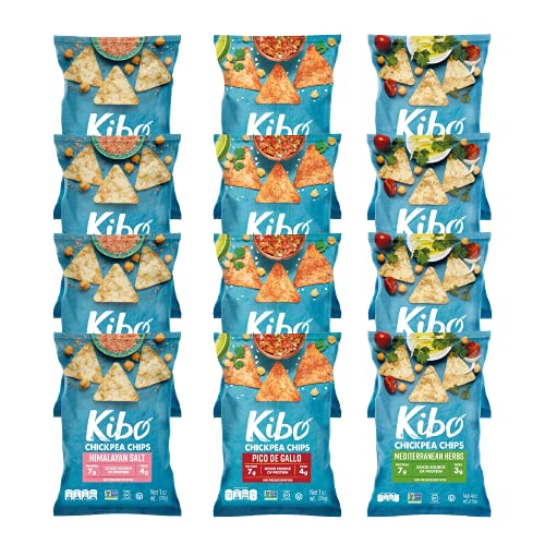 Kibo Chickpea Chips - Gluten Free And Plant-Based, Non-Gmo, Kosh