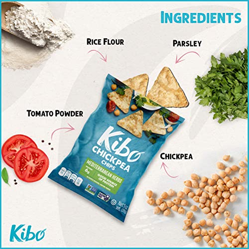 Kibo Chickpea Chips - Gluten Free And Plant-Based, Non-Gmo, Kosh