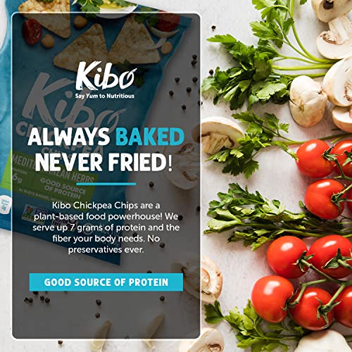 Kibo Chickpea Chips - Gluten Free And Plant-Based, Non-Gmo, Kosh