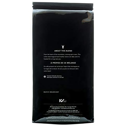 Kicking Horse Coffee, Grizzly Claw, Dark Roast, Whole Bean, 2.2