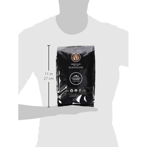 Kicking Horse Coffee, Grizzly Claw, Dark Roast, Whole Bean, 2.2
