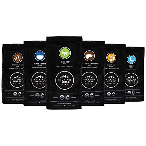 Kicking Horse Coffee, Grizzly Claw, Dark Roast, Whole Bean, 10 O