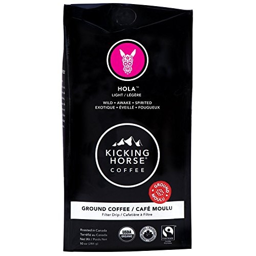 Kicking Horse Coffee, Hola, Light Roast, Ground, 10 Oz - Certifi