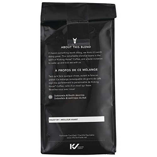 Kicking Horse Coffee, Kick Ass, Dark Roast, Ground, 10 Oz - Cert