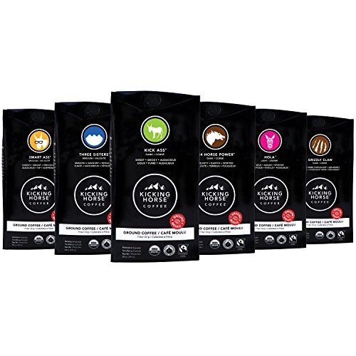 Kicking Horse Coffee, Kick Ass, Dark Roast, Ground, 10 Oz - Cert