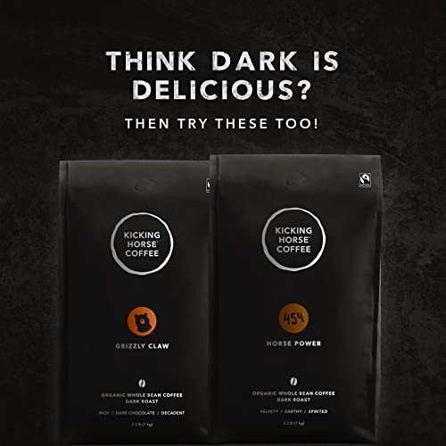 Kicking Horse Coffee, Kick Ass, Dark Roast, Whole Bean, Certifie