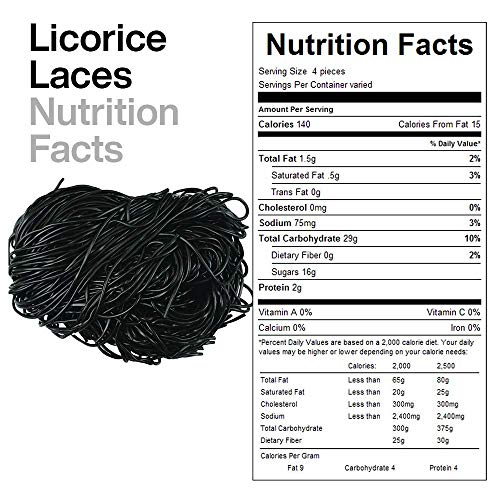 Kicko Licorice Laces Variety Pack - Black, Rainbow, And Strawber
