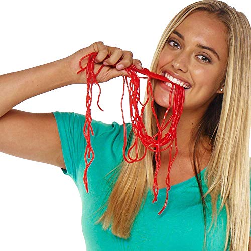 Kicko Licorice Laces Variety Pack - Black, Rainbow, And Strawber