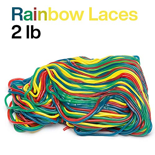 Kicko Licorice Laces Variety Pack - Black, Rainbow, And Strawber