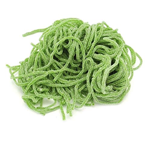 Kicko Sour Apple Licorice Laces - 2 Pounds - 32 Ounces - Bulk Ca