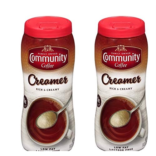 Community Coffee Creamer, Rich And Creamy Powder, 11 Oz Each, Lo
