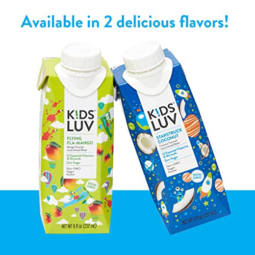 Kidsluv Vitamin Enhanced Drinks, Pack Of 16, Starstruck Coconut, Kidsluv Vitamin Enhanced Drinks, Pack Of 16, Starstruck Coconut,