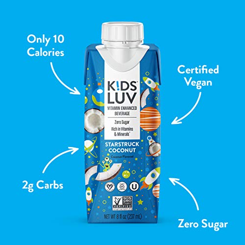 Kidsluv Vitamin Enhanced Drinks, Pack Of 16, Starstruck Coconut, Kidsluv Vitamin Enhanced Drinks, Pack Of 16, Starstruck Coconut,