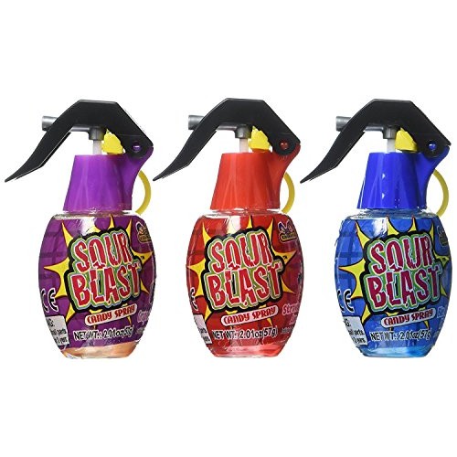 Set Of 3 Sour Blast Spray Candy! Perfect For Movie Night, Partie