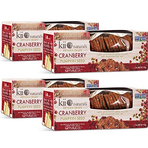 Kii Naturals Artisan Crisps - Cranberry Pumpkin Seed • 5.3Oz 4
