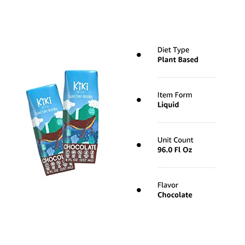 Chocolate Kiki Milk, Organic, Plant Based, Gum Free, GMO Free, D...