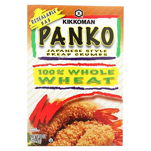 Kikkoman Japanese Style Whole Wheat Panko Bread Crumbs 8 Ounce R