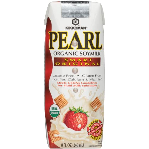 Kikkoman Pearl Organic Smart Original Soymilk, 8 Fluid Ounce - 2