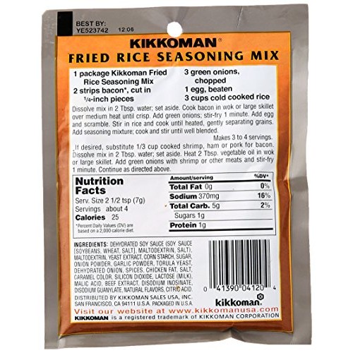 Kikkoman Fried Rice Seasoning Mix, 1 Oz