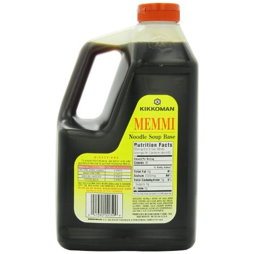 Kikkoman Memmi Noodle Soup Base, 64 Ounce