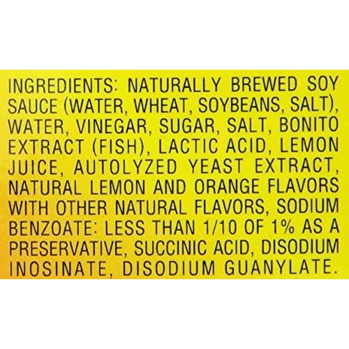 Kikkoman Ponzu Soy Sauce Food Service, Citrus,64 Ounce