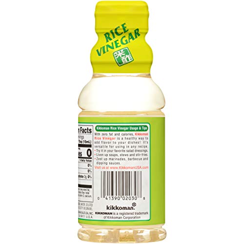 Kikkoman Rice Vinegar, 10 Fluid Ounce