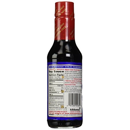 Kikkoman Soy Sauce, Gluten Free, 10 Oz
