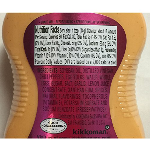 Kikkoman Sriracha Mayo, 8.5 Ounce Pack Of 1
