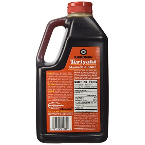 Kikkoman Teriyaki Marinade &Amp; Sauce, 40 Oz 1.25 Qt