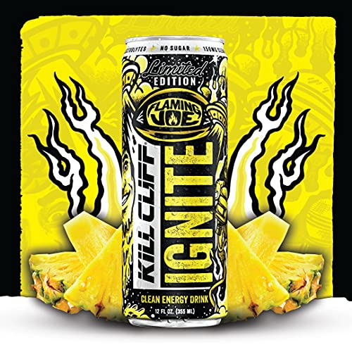 Kill Cliff Ignite Flaming Joe Clean Energy Drink, A Spicy Pineap
