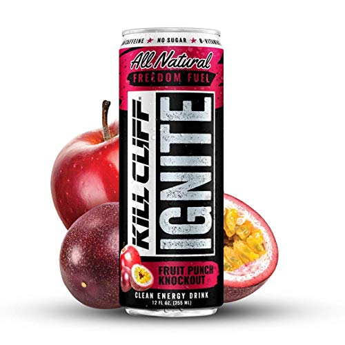 Kill Cliff Ignite Fruit Punch Knockout Clean Energy Drink Natura