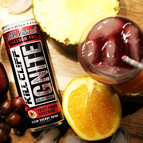 Kill Cliff Ignite Fruit Punch Knockout Clean Energy Drink Natura