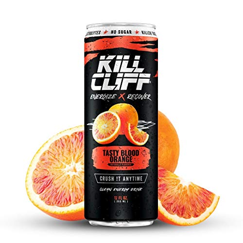 Kill Cliff Recovery Drink, Blood Orange, 12 Oz Cans, 12 Count -