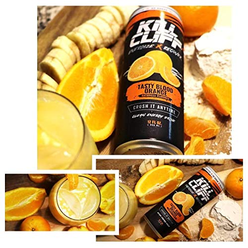 Kill Cliff Recovery Drink, Blood Orange, 12 Oz Cans, 12 Count -