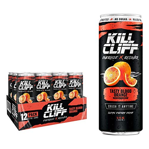 Kill Cliff Recovery Drink, Blood Orange, 12 Oz Cans, 12 Count -