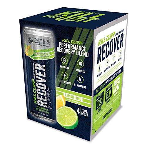 Kill Cliff Recovery Drink, Lemon Lime, 12 Oz Cans, 4 Count - Cle