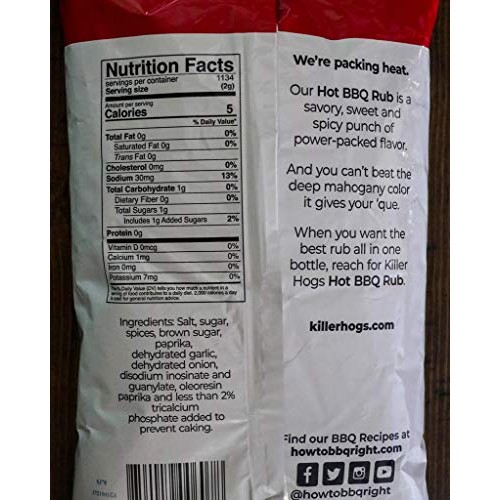 Killer Hogs Hot Bbq Rub | Championship Spicy Bbq And Grill Seaso