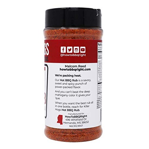 Killer Hogs Hot Bbq Rub | Championship Spicy Bbq And Grill Seaso