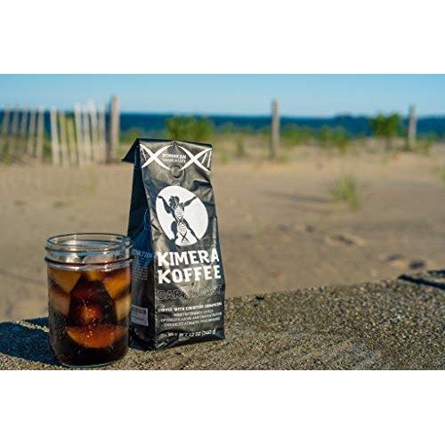 Dark Roast, Nootropic Infused Ground Coffee 12Oz, Rich, Organi