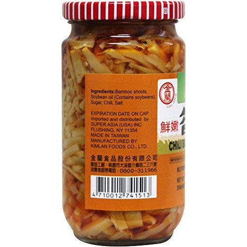 Kimlan Chili Bamboo Shoots 2 Pack, Total Of 700G