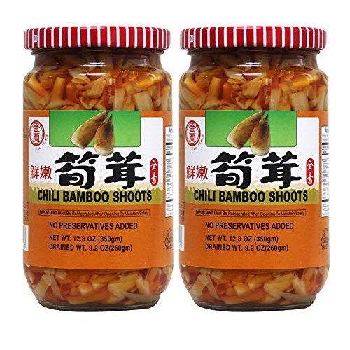 Kimlan Chili Bamboo Shoots 2 Pack, Total Of 700G