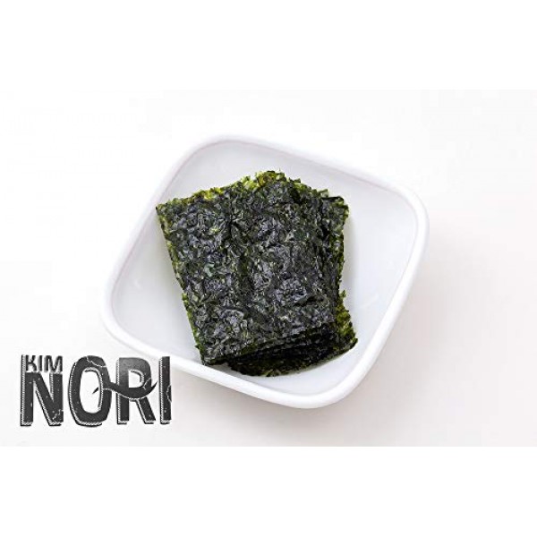 Kim Nori Gold Kim Roasted Seasoned Seaweed Snacks 4g 0.14 oz ...